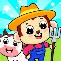 儿童动物农场游戏